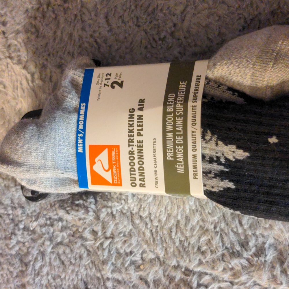 Men's outdoor wool socks